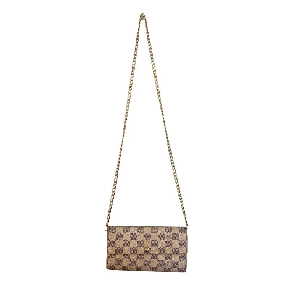 Louis Vuitton Damier Azure Sarah Wallet with Certificate of Authenticity - Picture 4 of 16